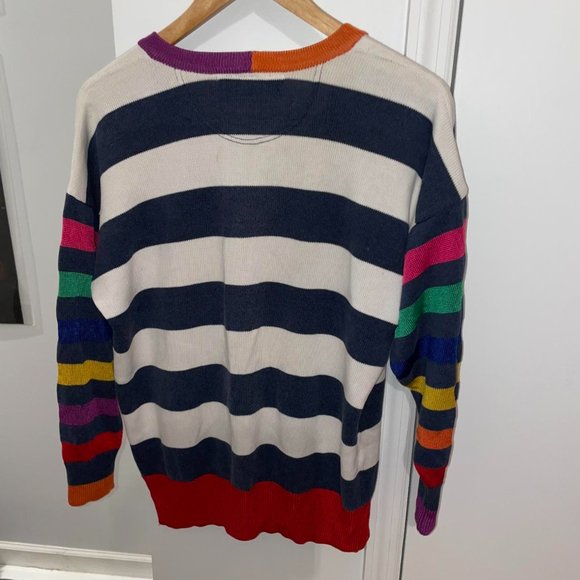 Vintage Jean-Charles de Castelbajac Multicolor Striped Cardigan - Picture 3 of 4